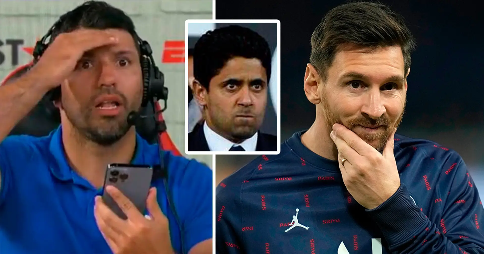 'He is seriously considering the possibility of playing there': Aguero accidentally reveals Messi's possible next club