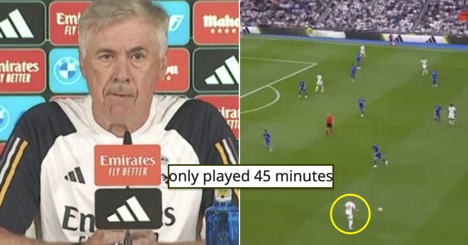 'Transformó el partido vs Getafe': un aficionado se pregunta quién sustituirá a la envejecida estrella del Real Madrid
