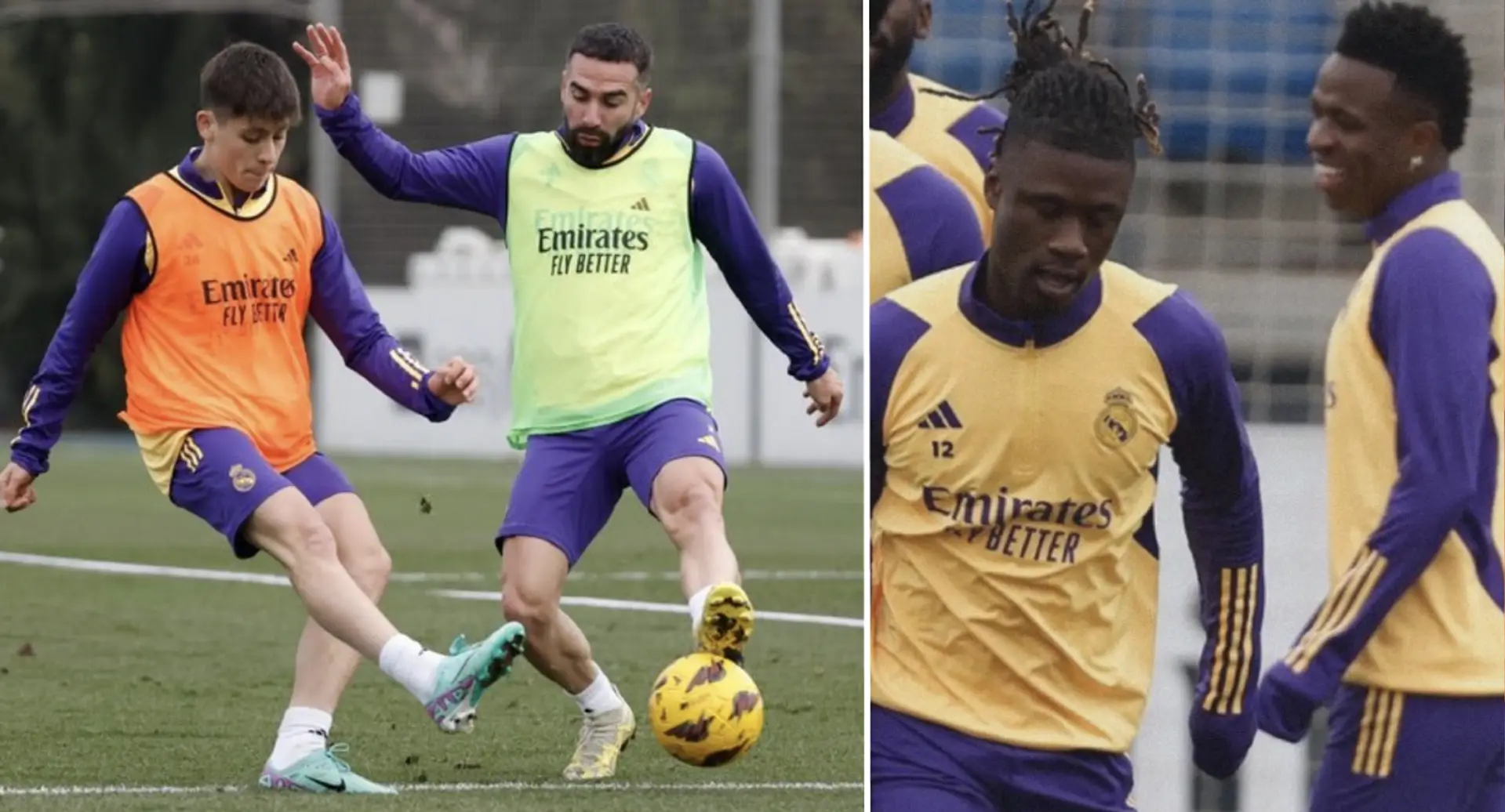 Real Madrid players return to training after Christmas break, 4 injured players back