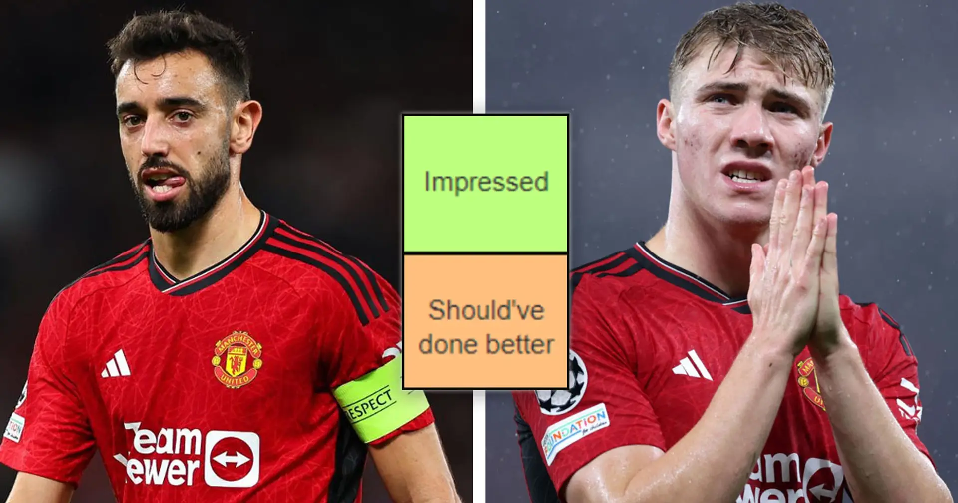 3 players impressed, 5 embarrassing: Man United players performance tier list for Galatasaray defeat