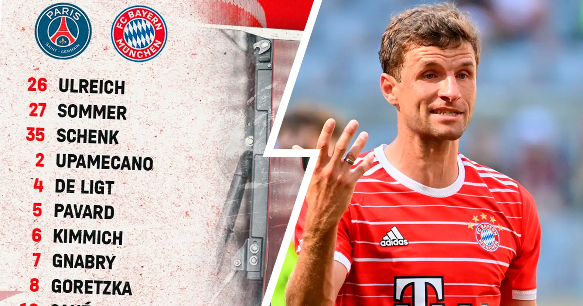 Mané forfait, Müller présent : le Bayern annonce son groupe vs PSG