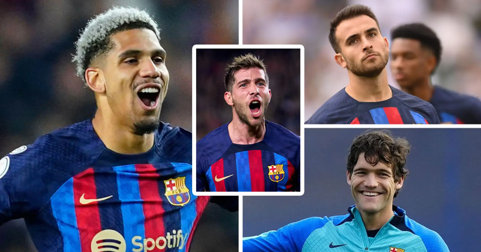 Who should replace Araujo in Barca's XI v Athletic Bilbao and why?