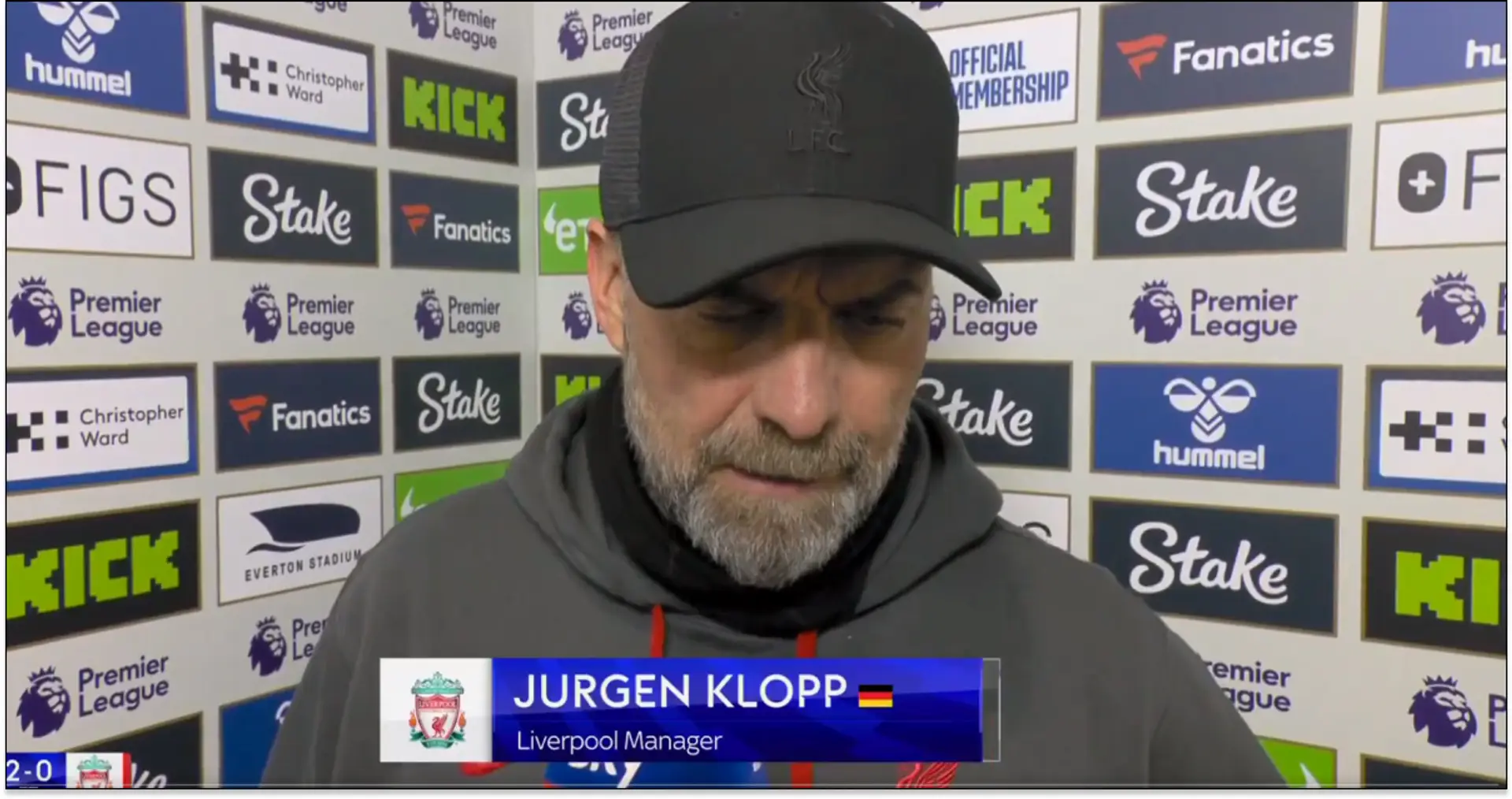 'We were not good enough': Klopp analyses what went wrong v Everton