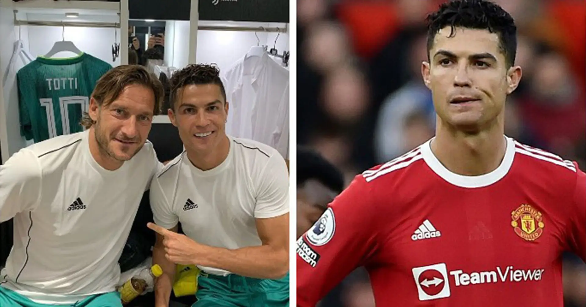 "Es fühlt sich an, als würde ich meine eigenen Erfahrungen noch einmal durchleben": Francesco Totti unterstützte Cristiano Ronaldo