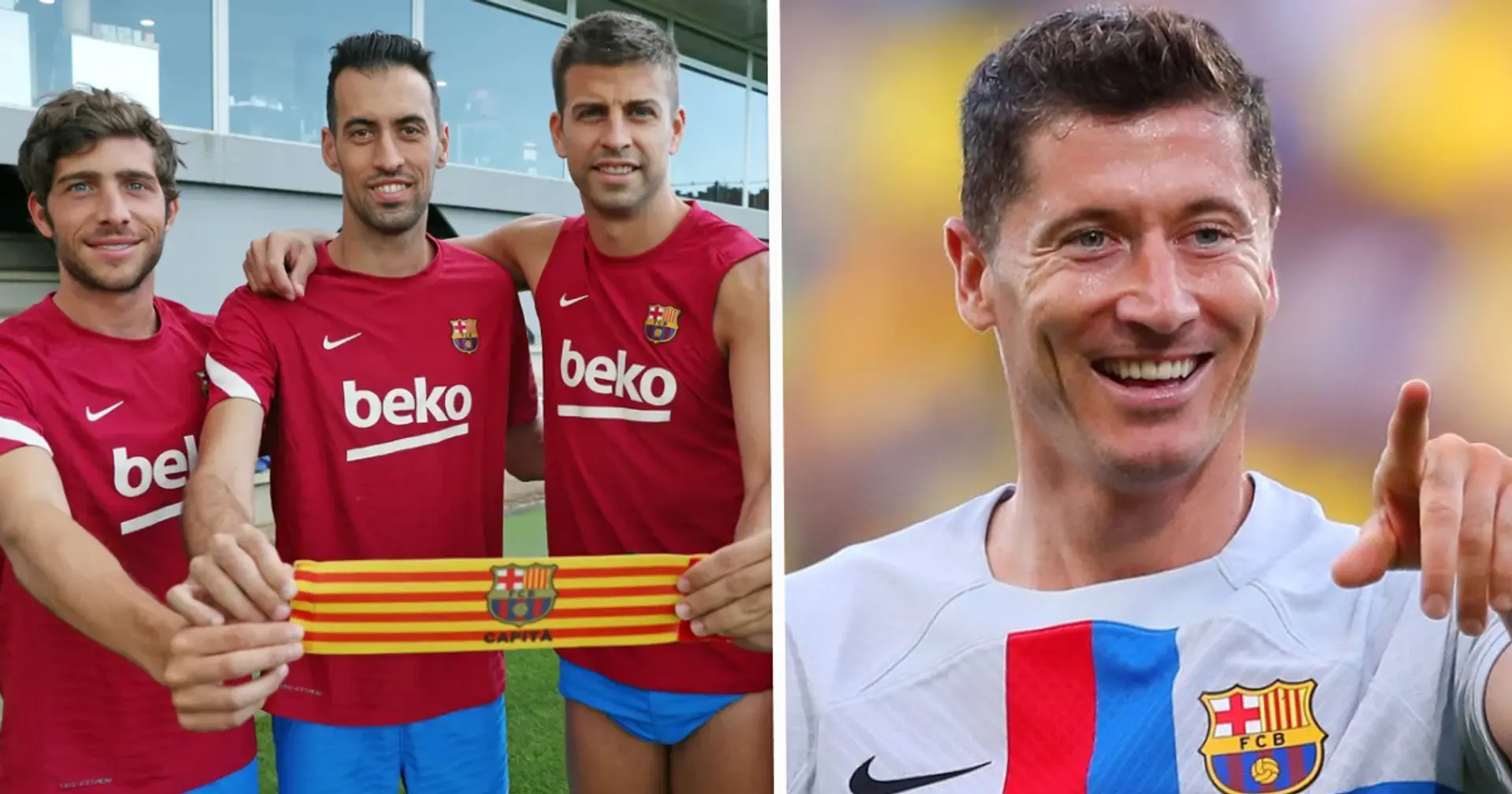Pedri, Lewandowski y más: 4 jugadores que podrían ser capitanes del Barça cuando se vayan Busquets y Piqué