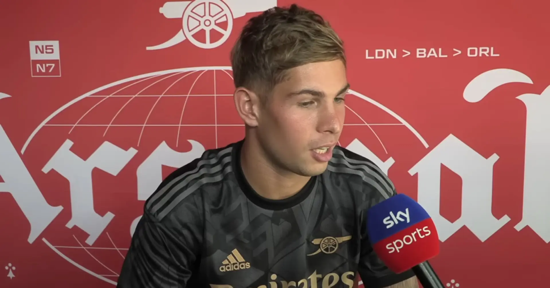 'The whole team was around me': Smith Rowe credits Arsenal teammates and Mikel Arteta with helping him to deal with injury