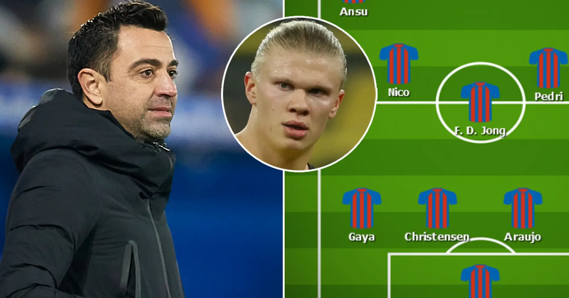 Haaland in, 2 veterans out: What Xavi's dream XI could like next season