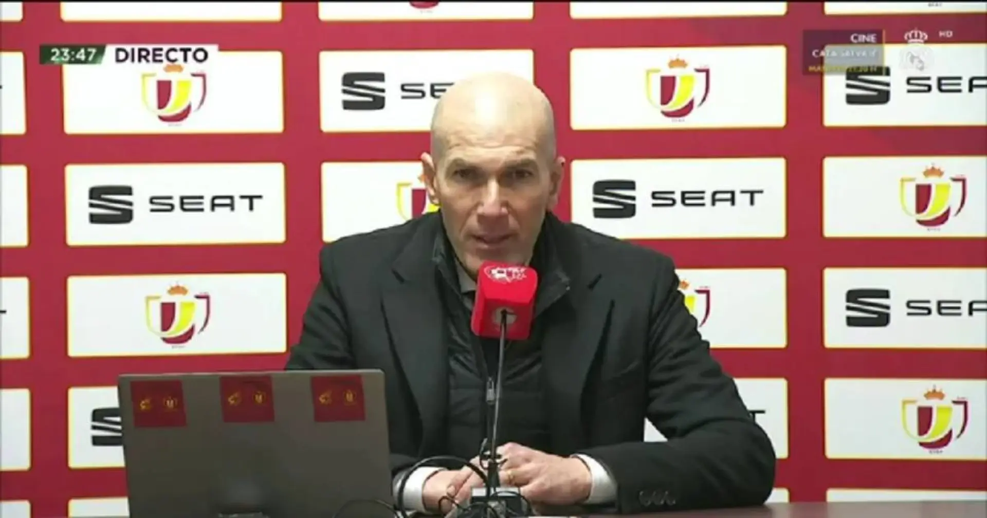 Zidane: 'Creo que los jugadores todavía creen en mí pero les tienes que preguntar a ellos'