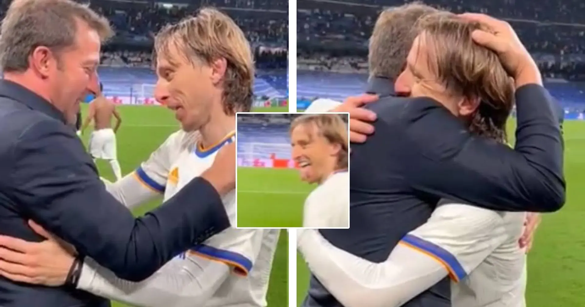 La stella del Real Madrid Modric omaggia la leggenda della Juventus Del Piero con la celebre linguaccia