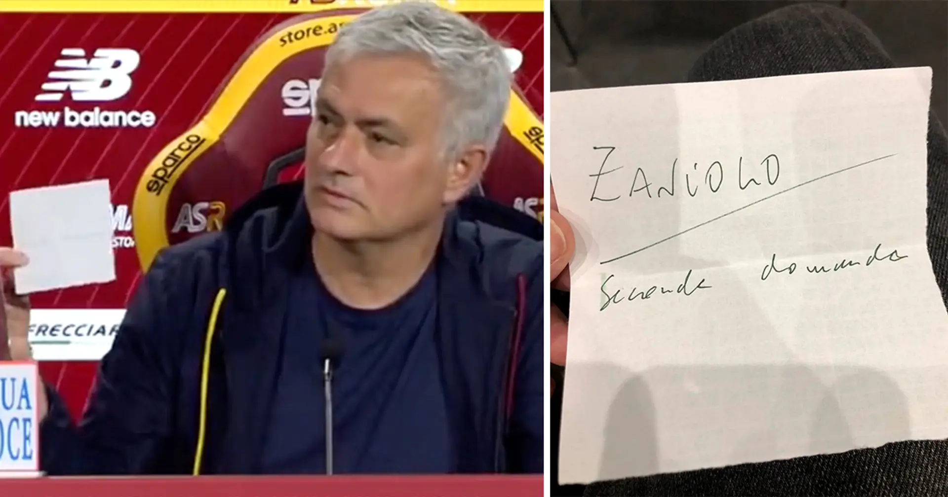 "Zaniolo - zweite Frage": Jose Mourinho schockiert alle, als er die Frage über Nicolo Zaniolo vorhersagt 
