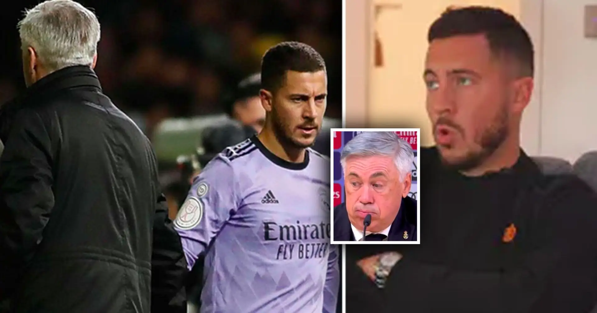 'We don't talk to each other': Hazard opens up on his relationship with Ancelotti