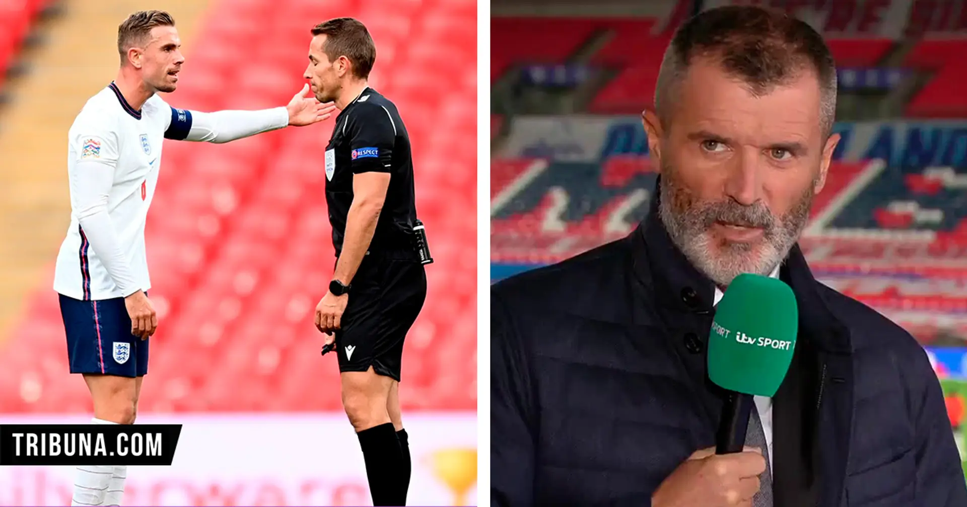 'How can player scream when he touches him on the shoulder?': Roy Keane criticises Jordan Henderson for winning soft penalty against Belgium