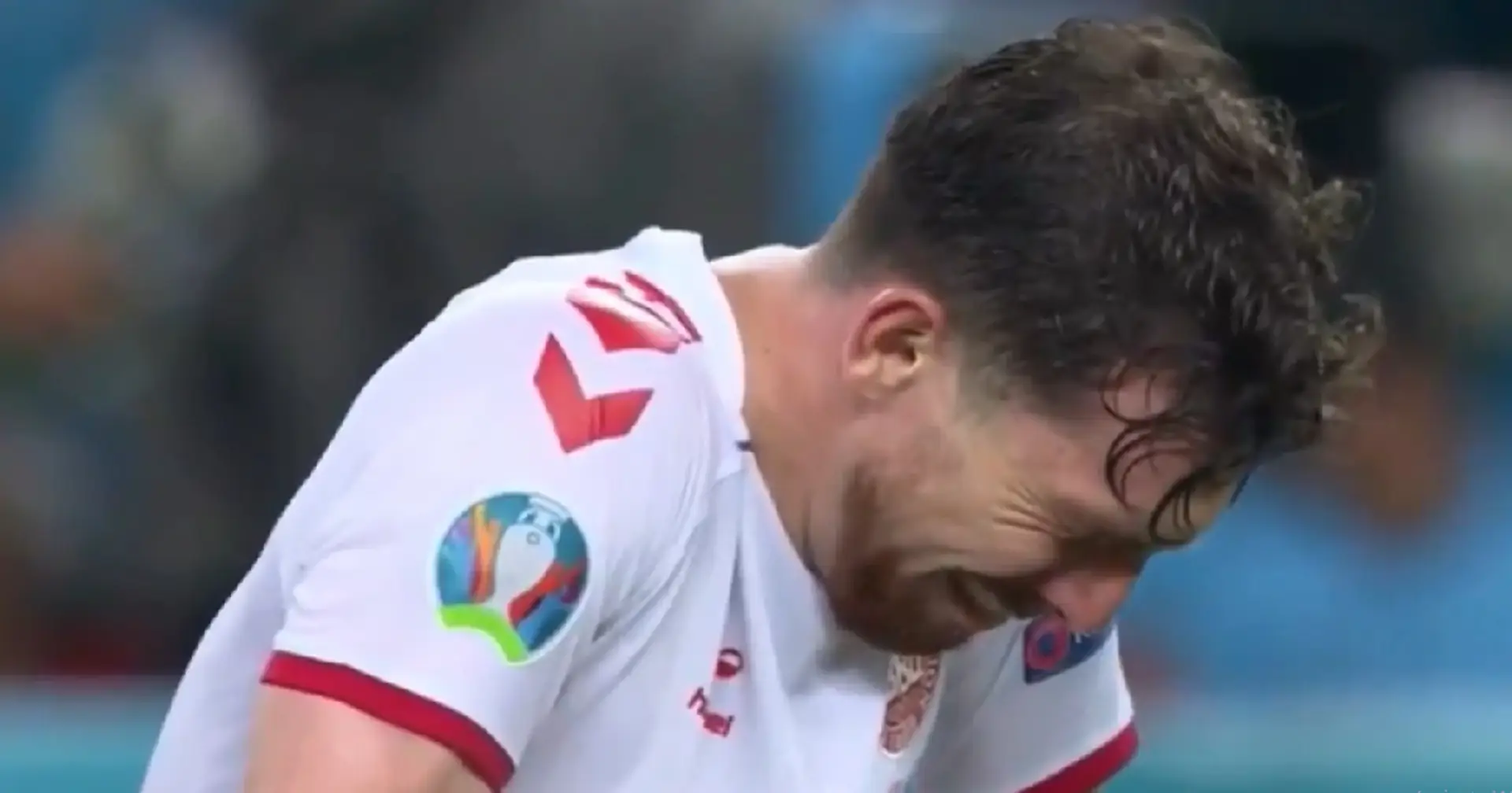 Pierre-Emile Hojbjerg breaks down in tears after Denmark-Czech Republic