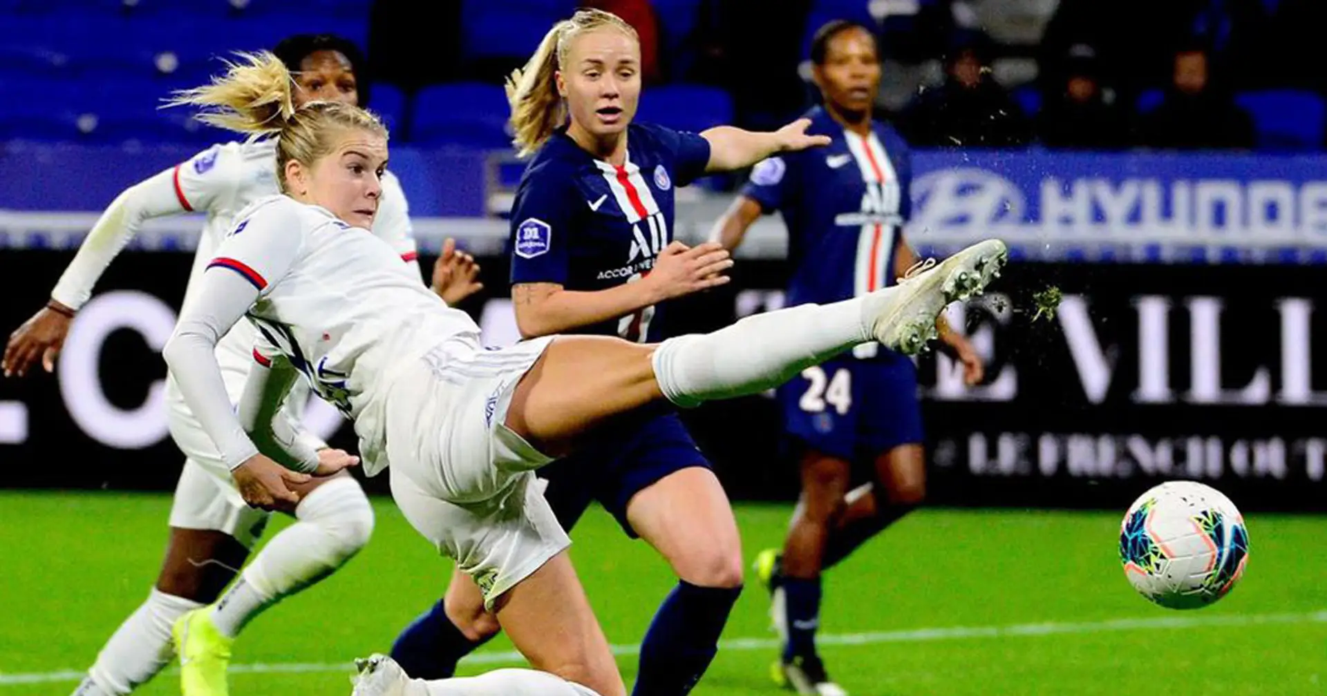 Foot féminin: le 1/4 de finale retour de Ligue des champions entre le PSG et l'OL reprogrammé au dimanche 18 avril