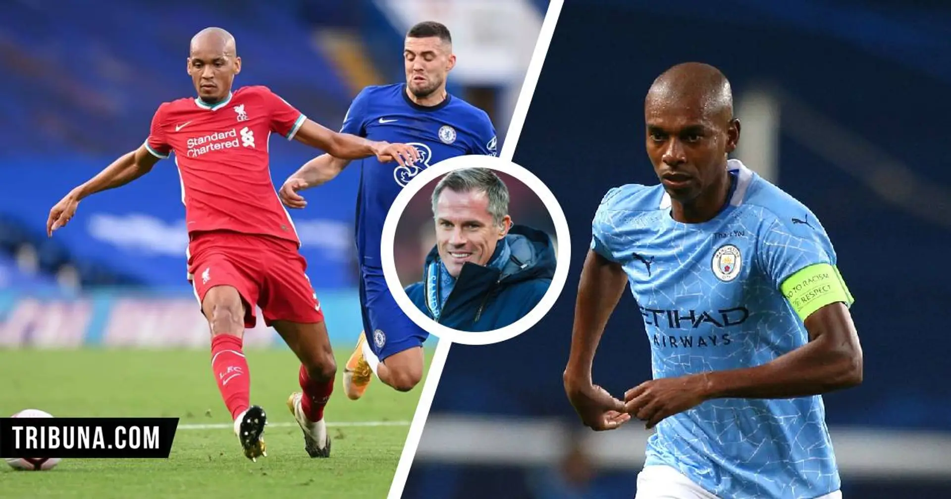 Carragher uses Fernandinho example to detail why 'outstanding' Fabinho can be frequently used as centre-back  