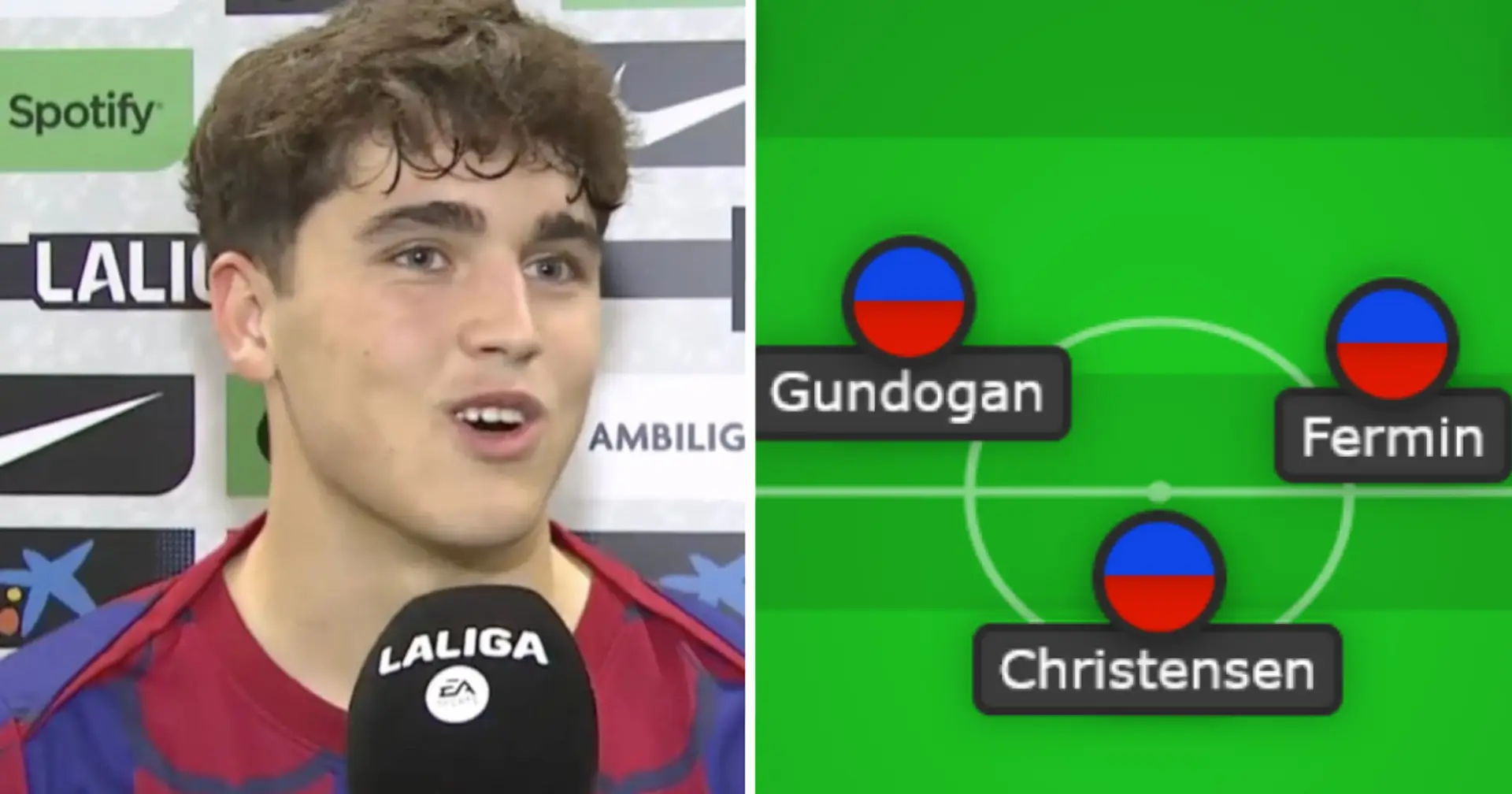Barca fan draws best lineup to overcome Napoli – 3 teenagers start