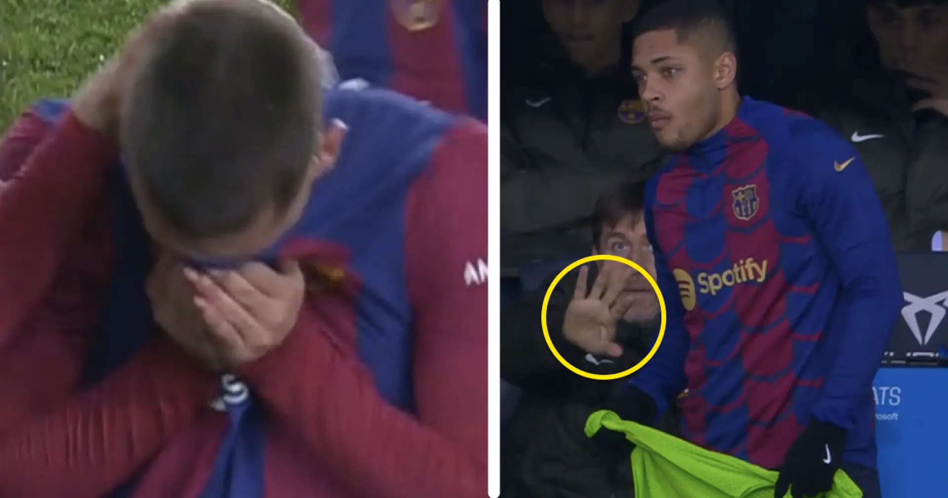 Xavi's assistant asks Vitor Roque to sit down despite Ferran injury – Fermin comes on instead