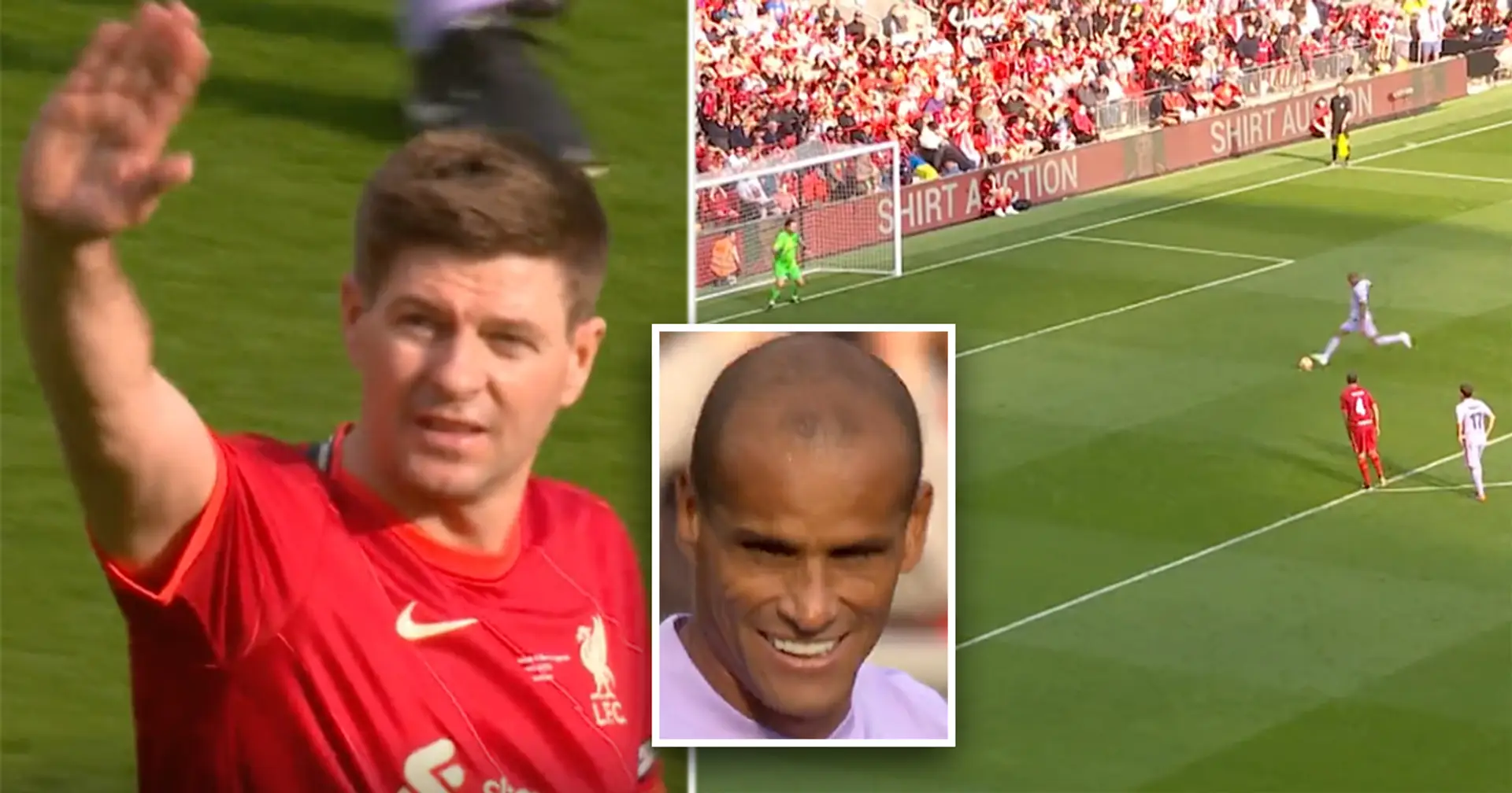 Rivaldo pen impossible to save, Gerrard scores too: Barca legends beat Liverpool legends at Anfield