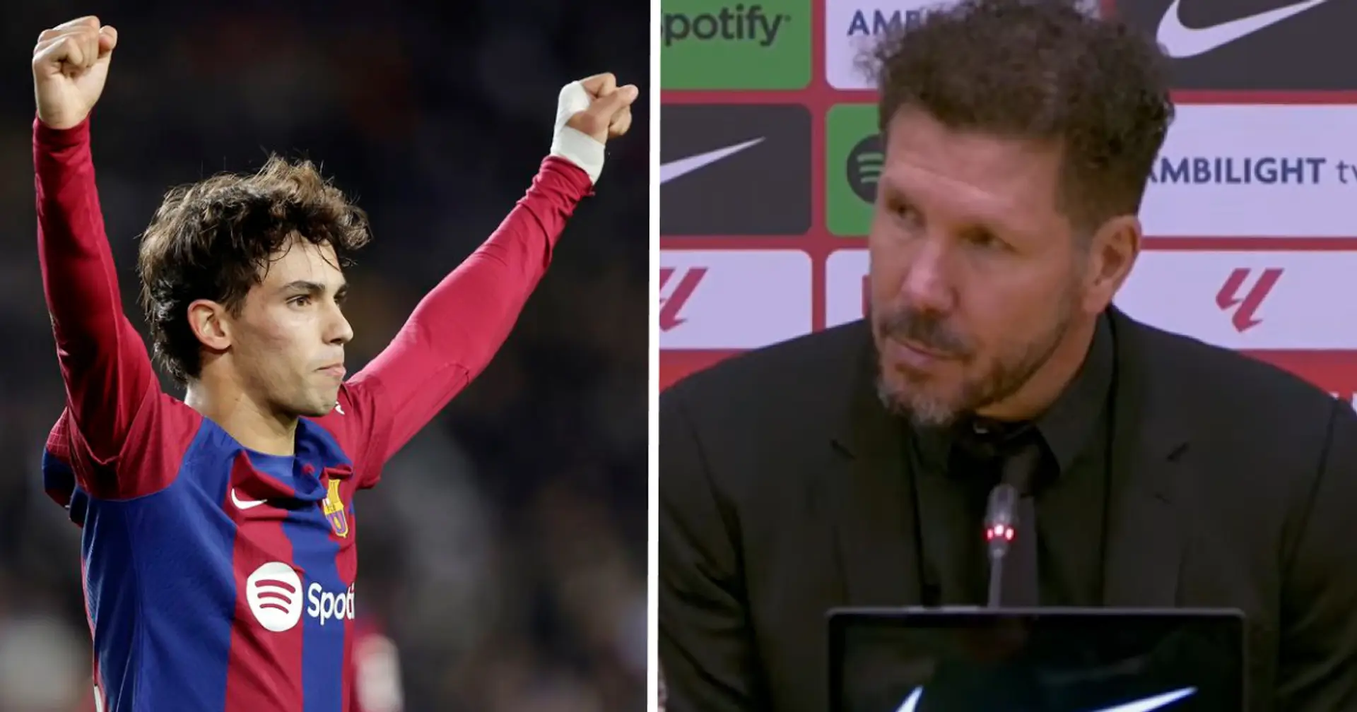 'They had it': Diego Simeone explains why Barca deserved win vs his Atleti side