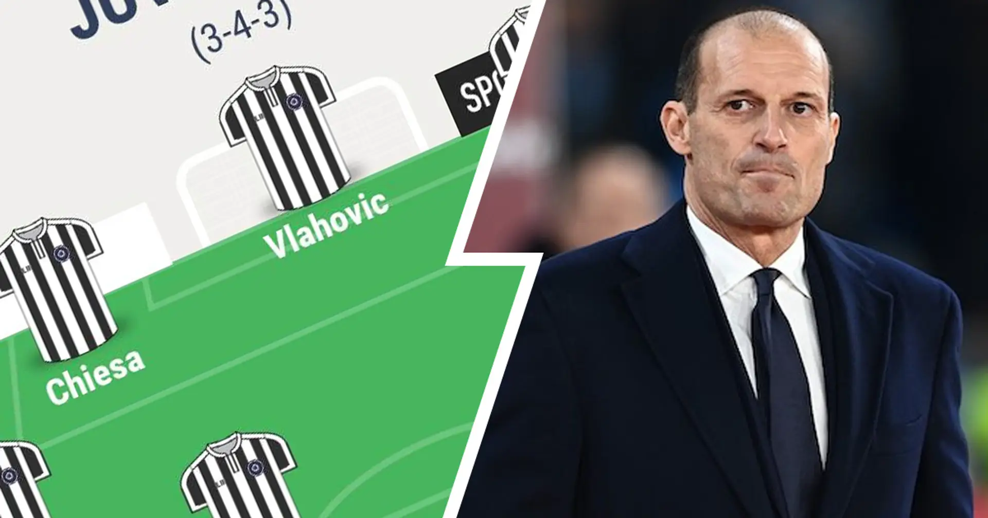 Allegri studia una Juventus super-offensiva contro il Nantes: l'ultima idea di formazione