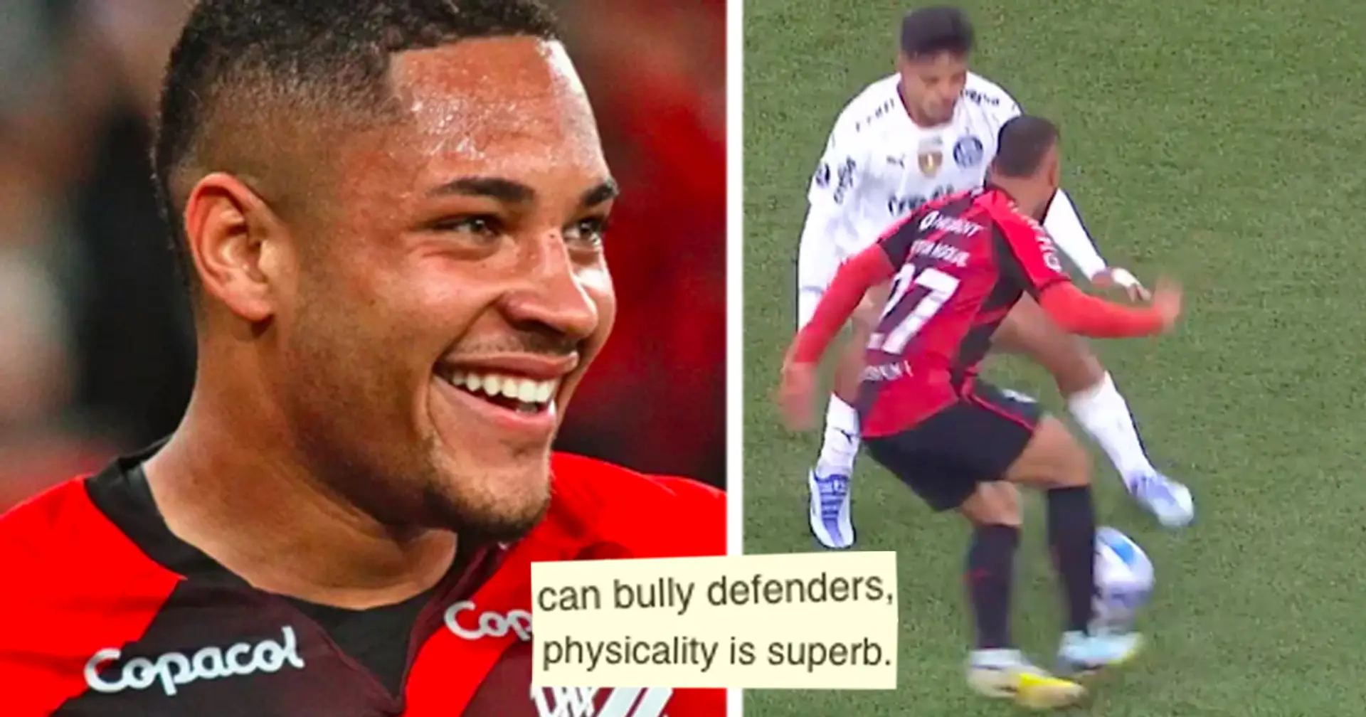 Athletico Paranaense fan names 2 strengths and one weakness of Vitor Roque