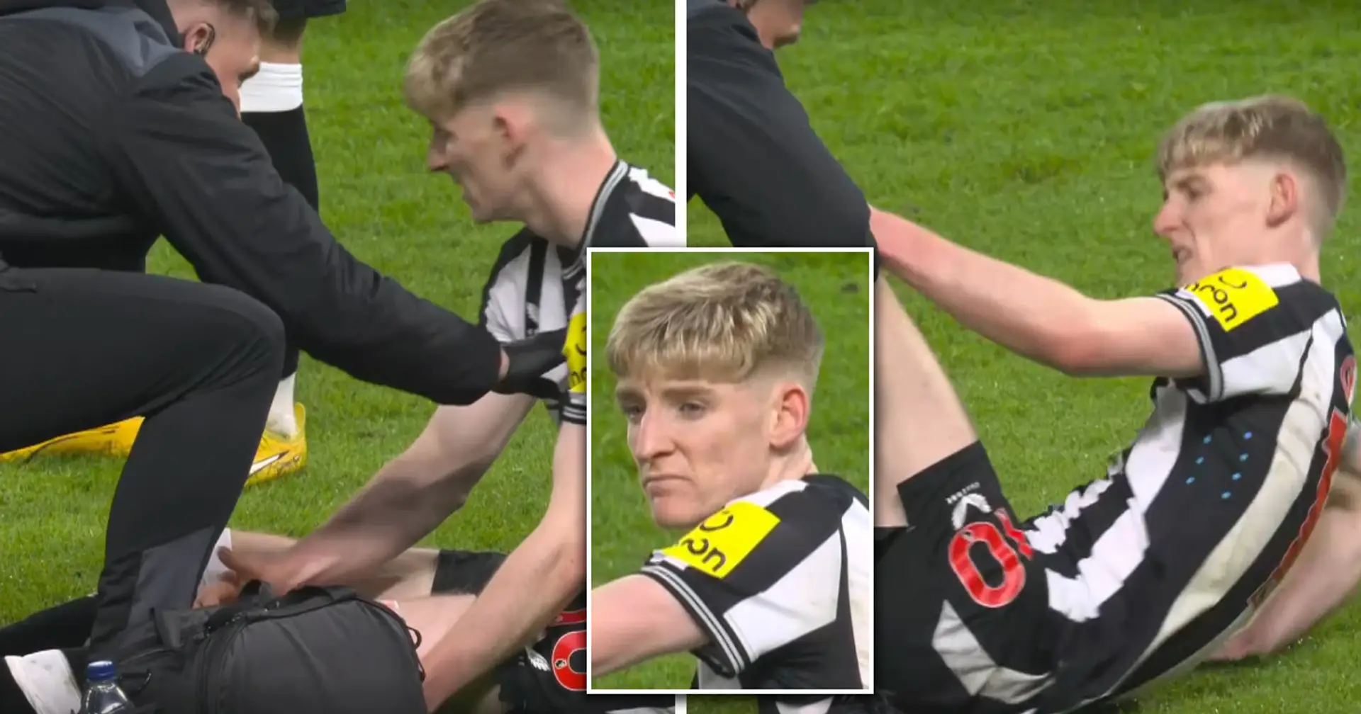 'Don't do that': Anthony Gordon had a painful interaction with physio after going down with a knee injury