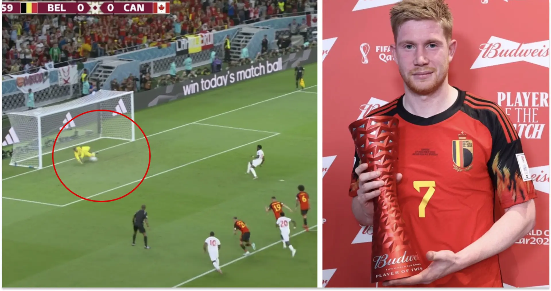 'I don't know why': De Bruyne brutally honest after he receives Man of the Match award over Courtois