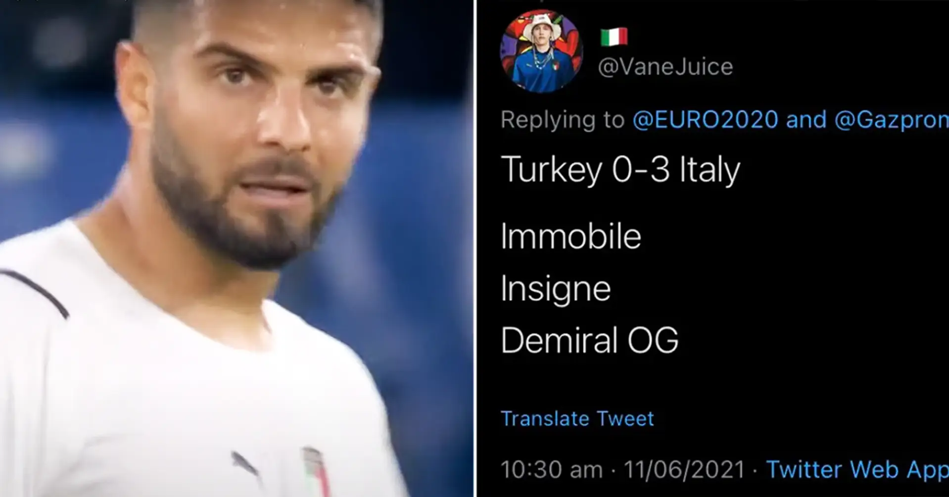 Black Magic: Football fan predicted exact Italy–Turkey result 10 hours before the match