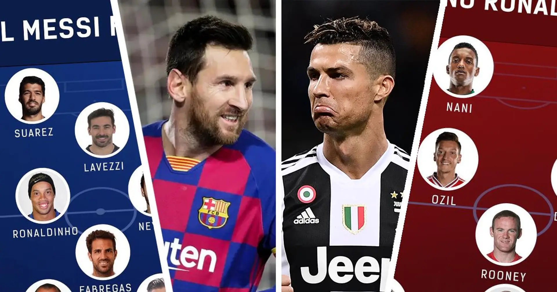 Messi's friends XI vs Ronaldo's friends XI is a easy win for the Argentine