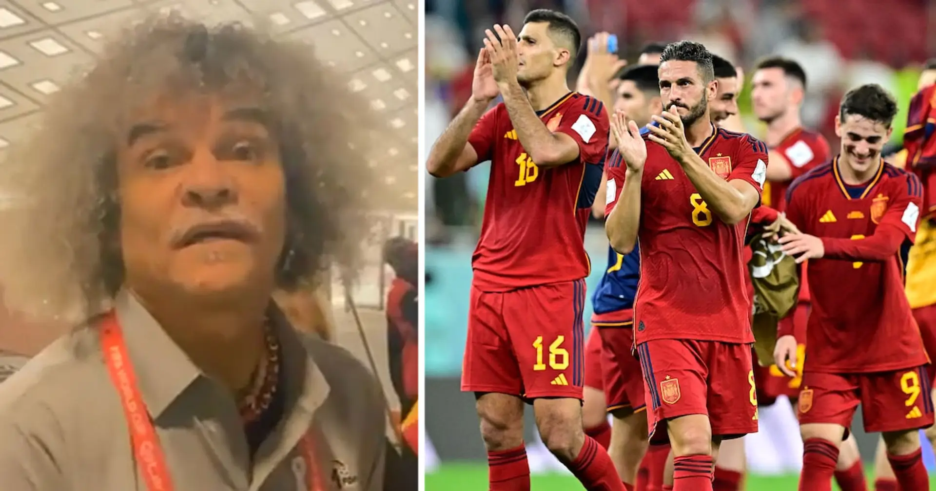 "Je veux qu'il m'apprenne le football" : Valderrama émerveillée par un joueur du Barca après le match vs Costa Rica