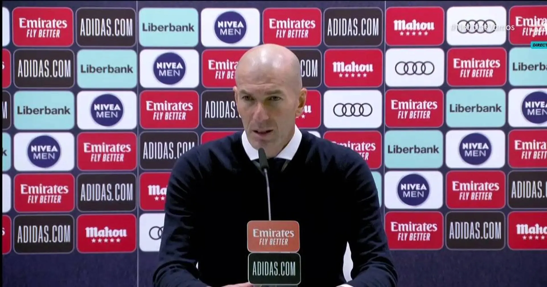 Zidane: "Nous n'avons pas été brillants mais quand vous ne jouez pas bien, vous devez gagner''