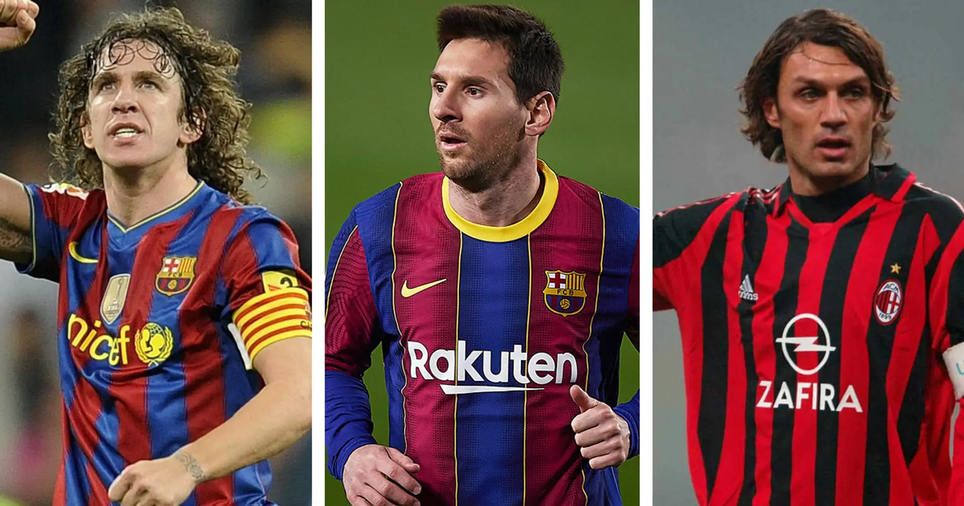 8 football legends Leo Messi will share 'one-club man' title with if he retires at Barca