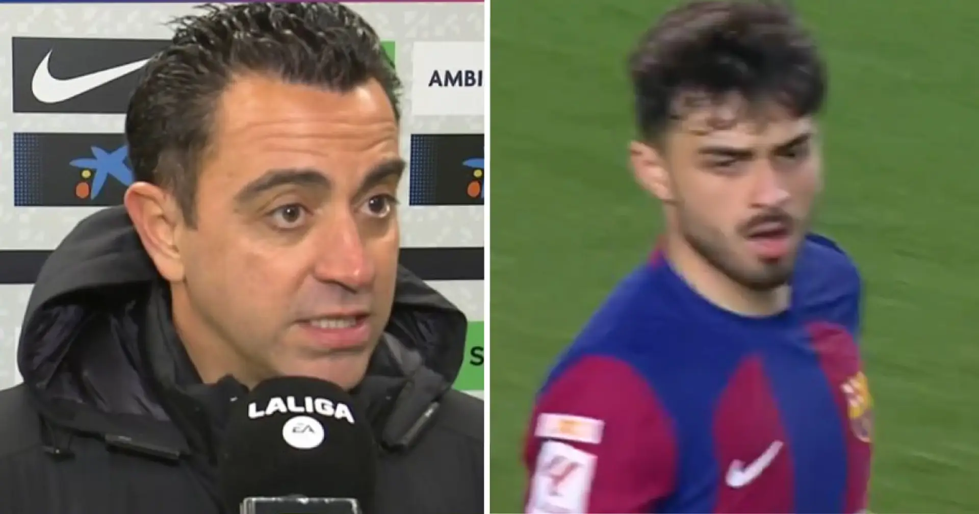 Xavi nomme un milieu de terrain au Barça qui comprend le jeu RAPIDE, ce n'est pas Pedri