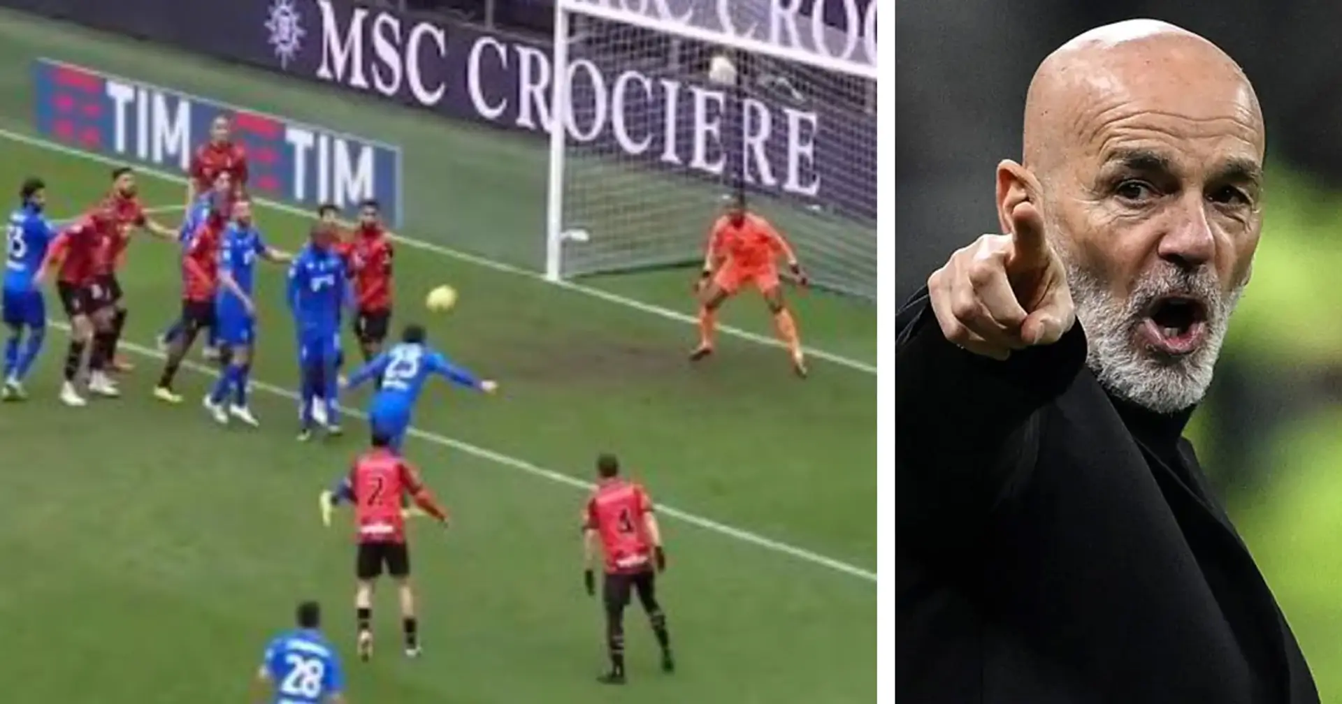 Il Milan batte l'Empoli, ma rischia fino all'ultimo! Difesa da horror su palla inattiva - le immagini