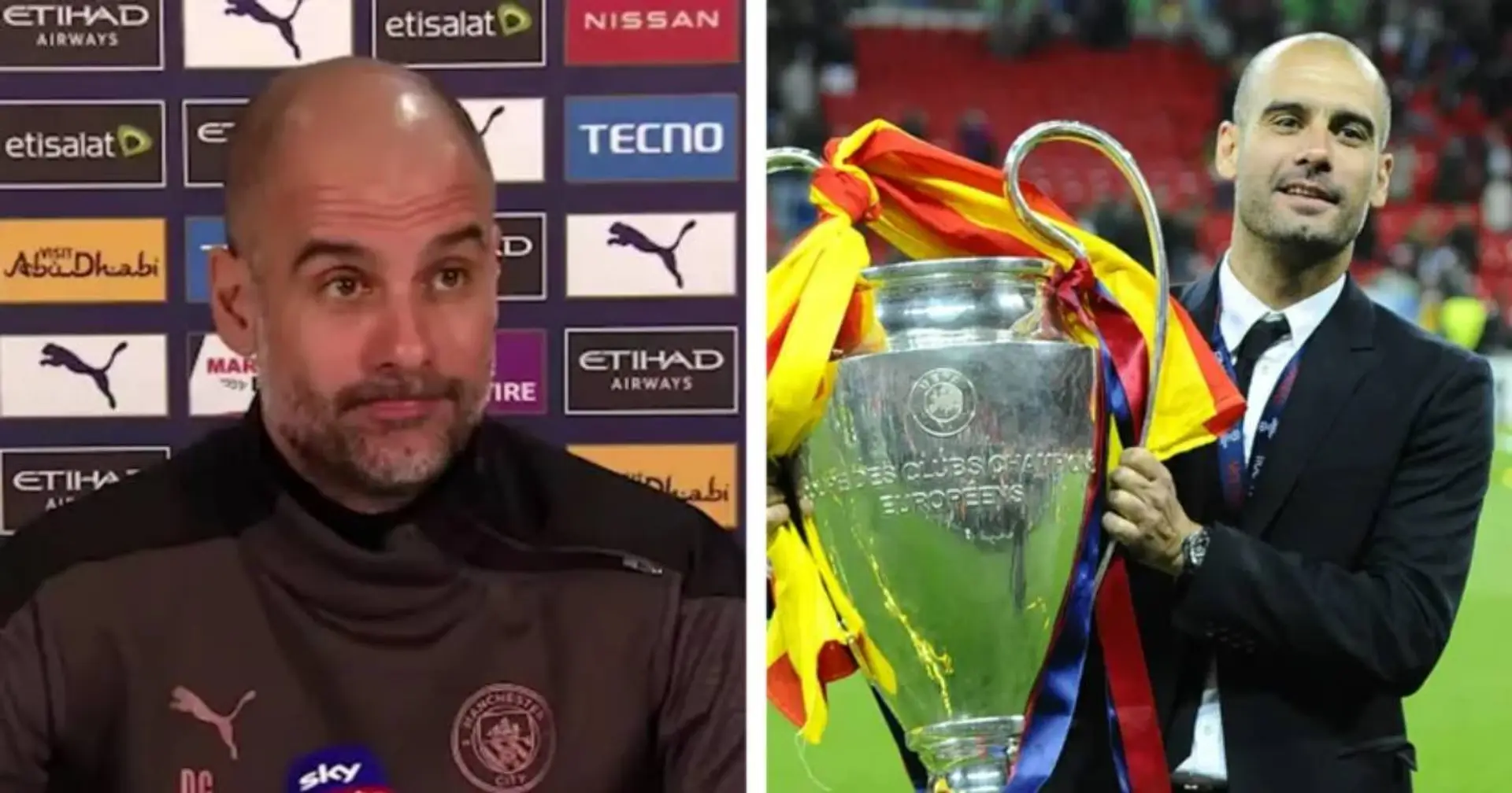 'Cuando Barça, Madrid y United ganaban era porque gastaban más dinero que el resto': Guardiola contesta a los críticos