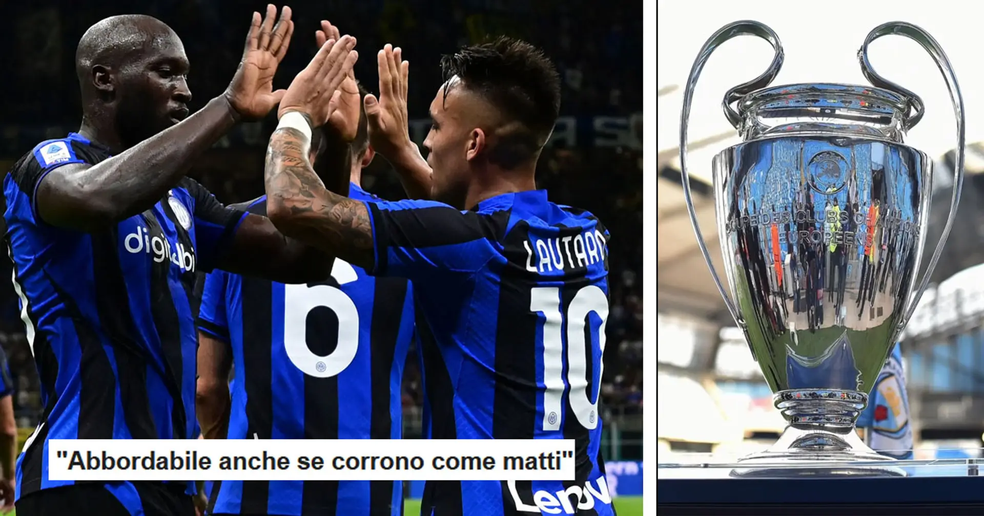 "Abbordabile anche se corrono come matti": tifosi dell'Inter ottimisti dopo il sorteggio di Champions League