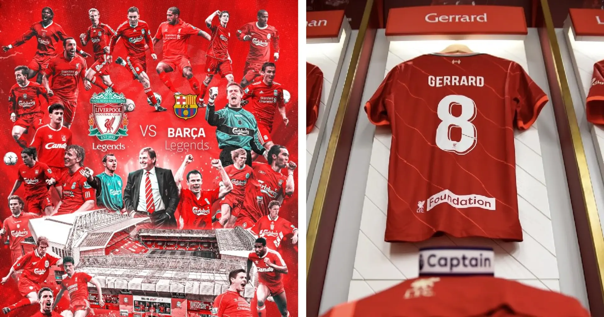 Gerrard captains Liverpool once again as starting XI for legends game vs Barcelona revealed 