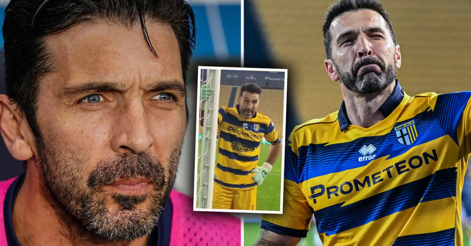 Deshalb ist er so großartig: Die Reaktion des 45-jährigen Buffon auf einen nervenaufreibenden Moment in einem entscheidenden Spiel für Parma wurde mit der Kamera festgehalten