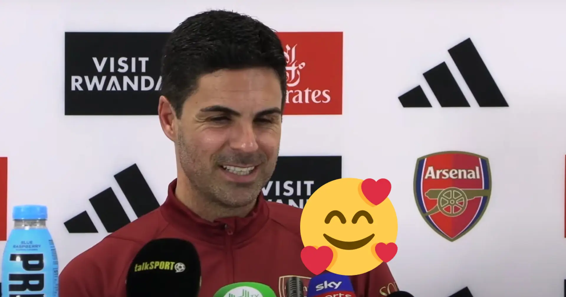 'You just want to hug him': Mikel Arteta names one 'adorable' Arsenal player 