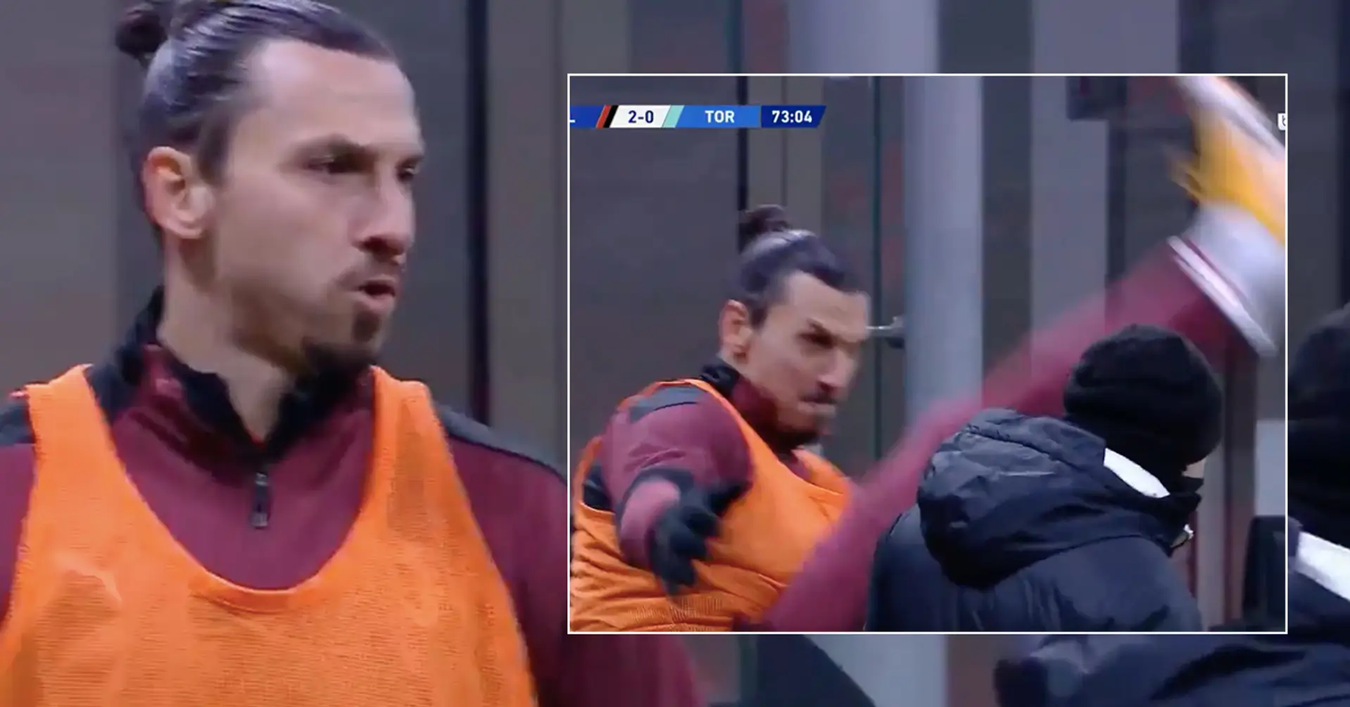 Der 39-jährige Zlatan Ibrahimovic führt eine unglaubliche Aufwärmroutine durch