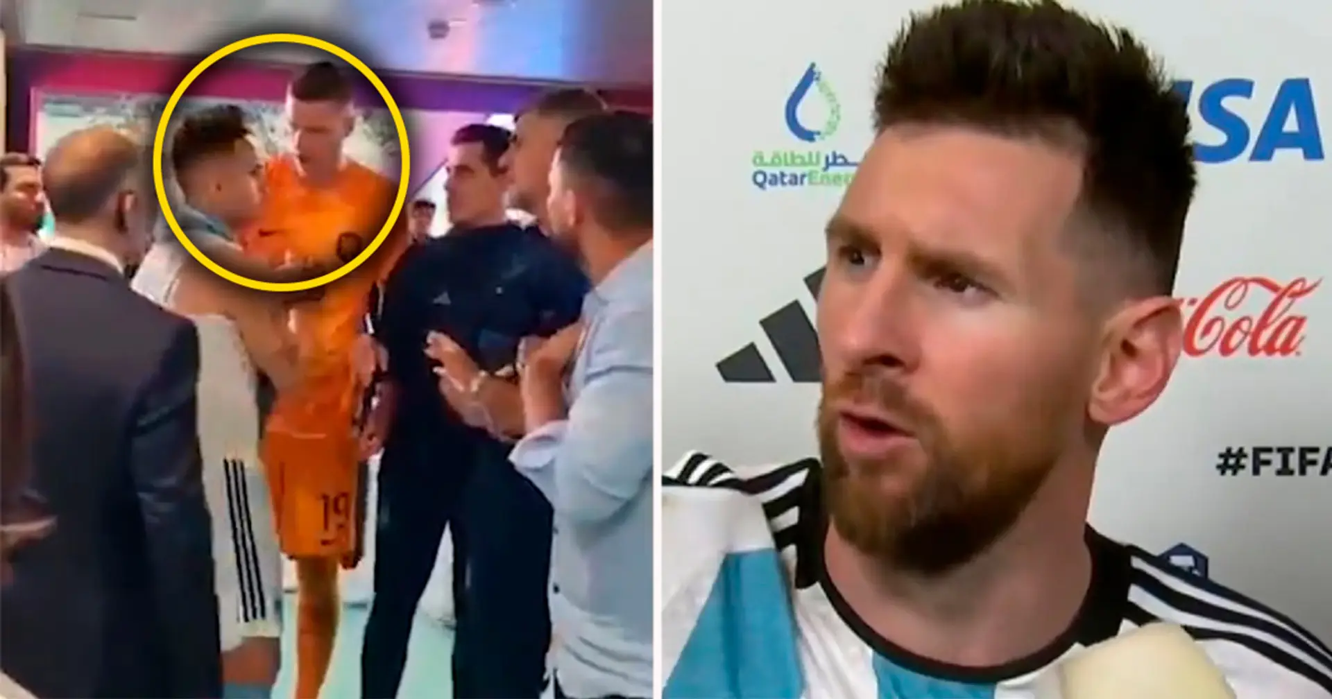 Was wirklich passiert ist: Ein Video des Konflikts zwischen Messi und Weghorst aus einem anderen Blickwinkel tauchte nach dem Spiel auf