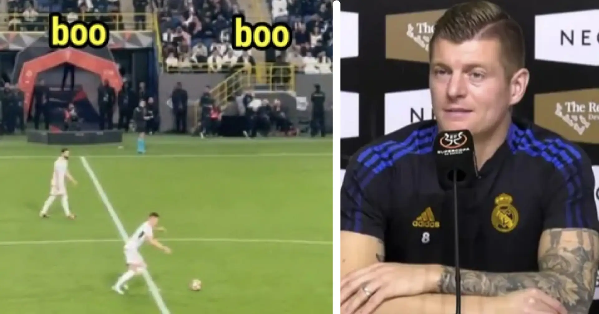 'I say it from the bottom of my heart': Toni Kroos reacts to Saudi crowd booing him during Supercopa