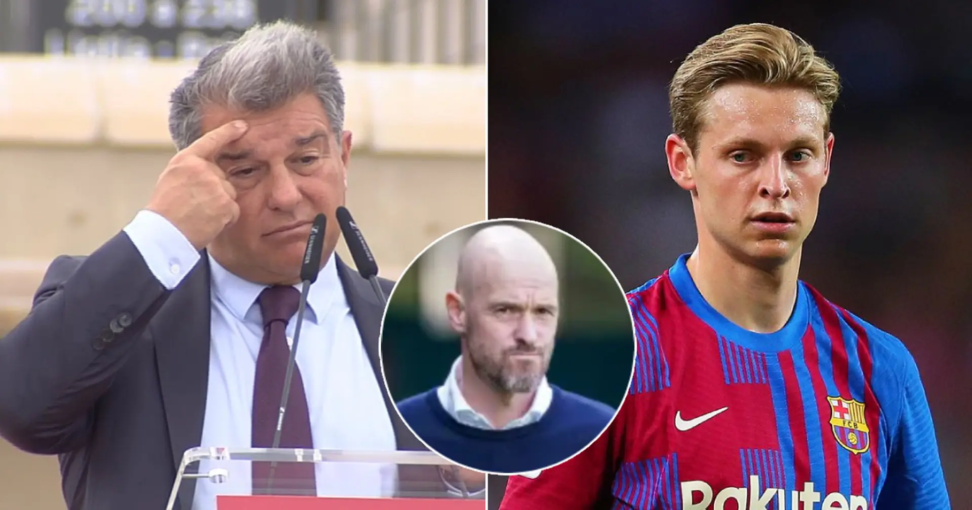 Barca president Laporta: 'I'm going to do everything I can so that Frenkie de Jong stays'