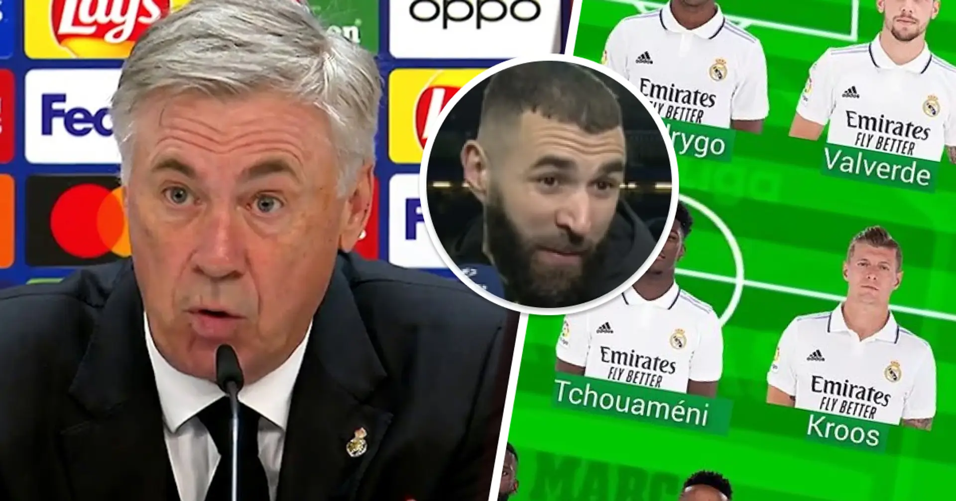Ancelotti's lineup for Getafe game leaked online — No Modric, Benzema and Vini