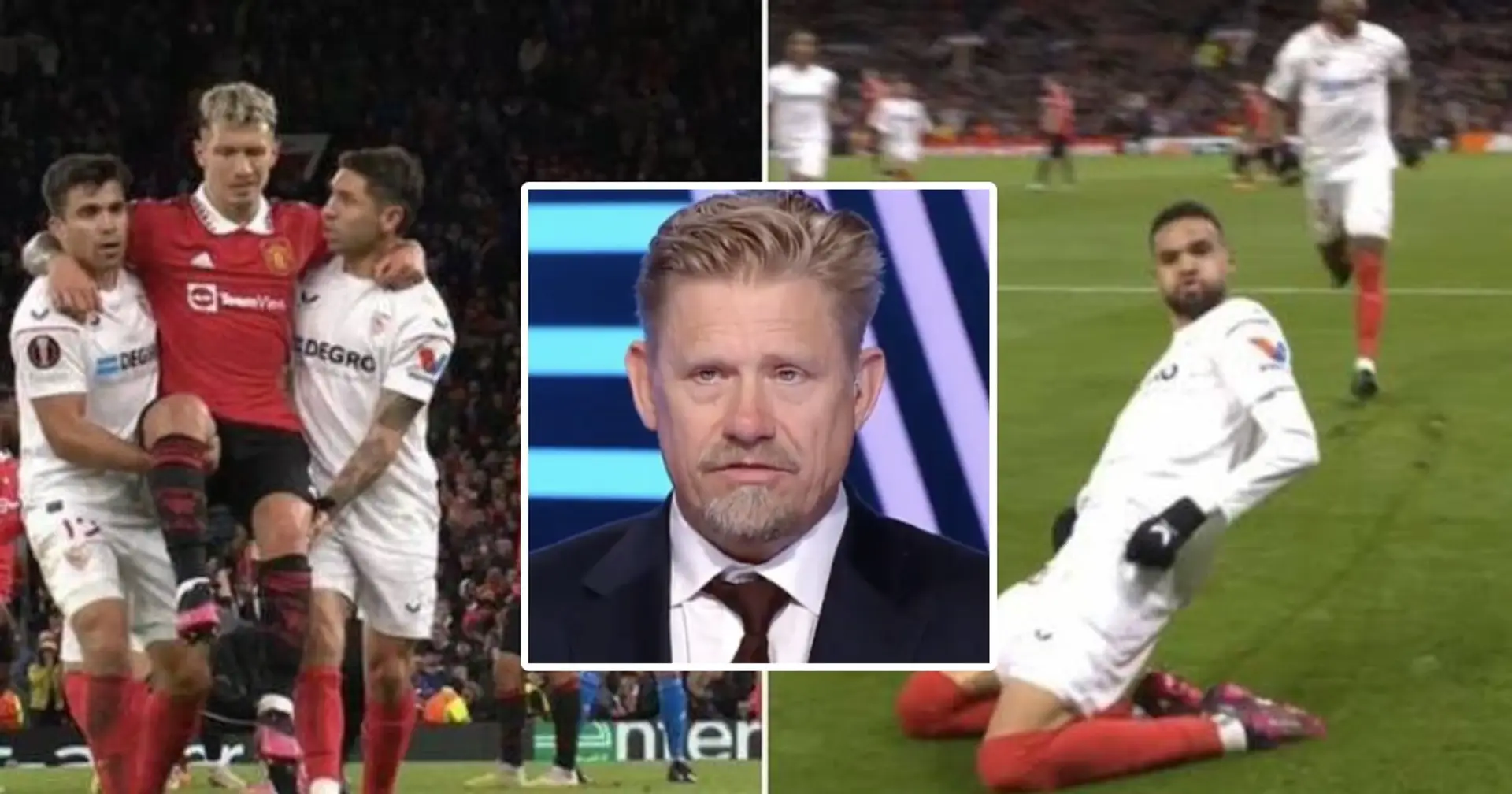 'He should've managed the situation': Schmeichel slams Man United player over role in Martinez's injury