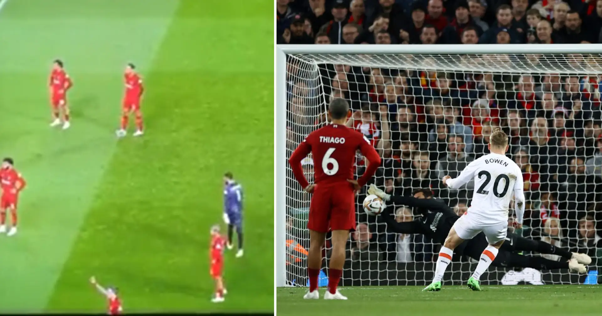 Spotted: what Van Dijk did at penalty spot before Alisson's save on Bowen