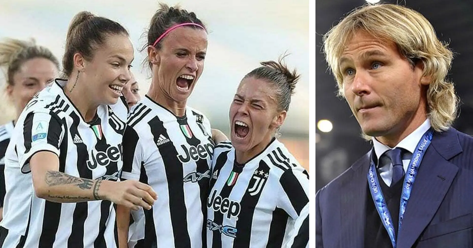 "Siamo fieri delle Juventus Women, sono uno spot per il calcio femminile!": Nedved incoraggia le Bianconere