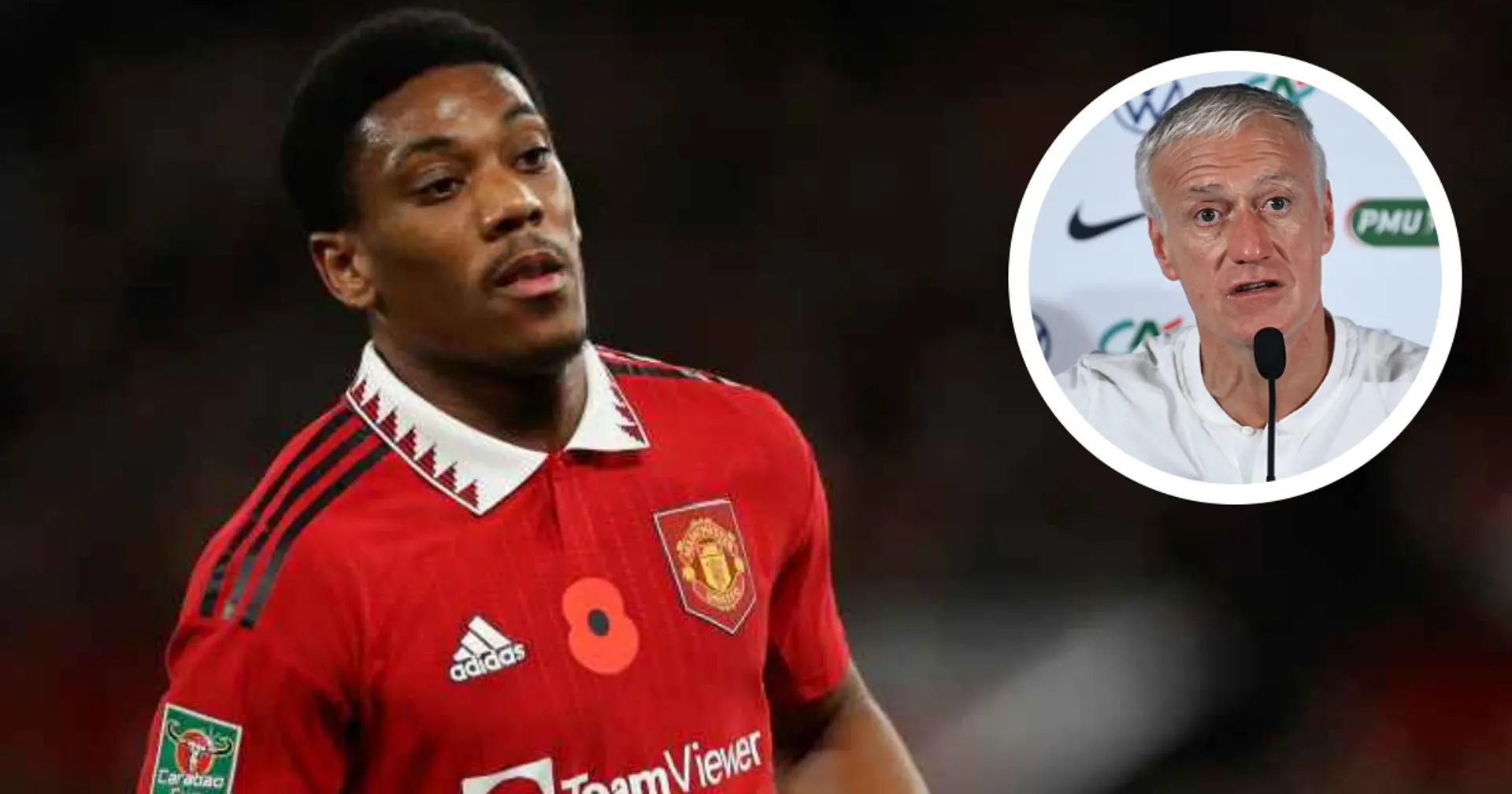 Didier Deschamps reveals simple reason why Anthony Martial isn't part of France squad