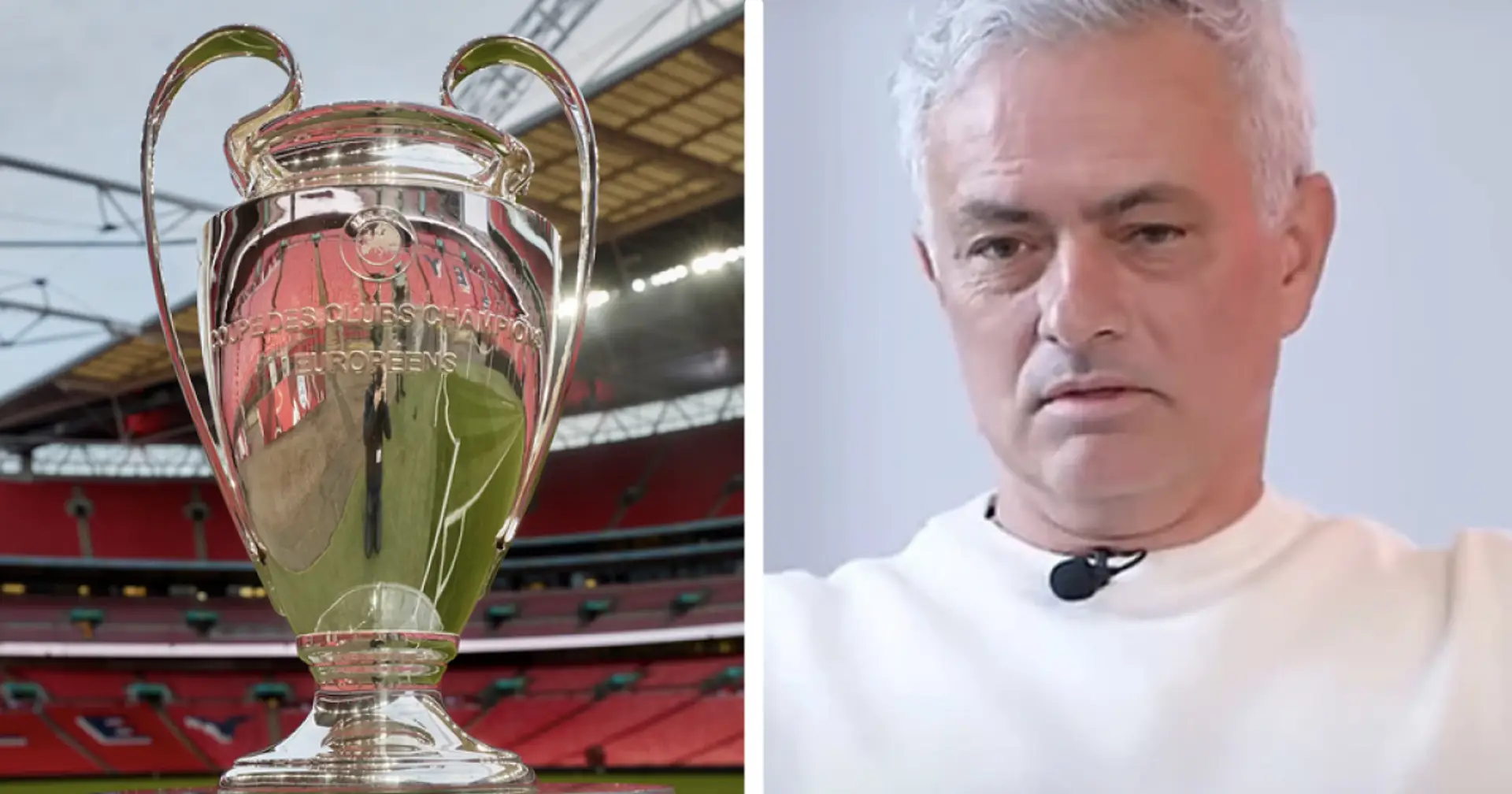 José Mourinho révèle qu'il veut que le Real Madrid remporte la Ligue des Champions "pour un seul homme"