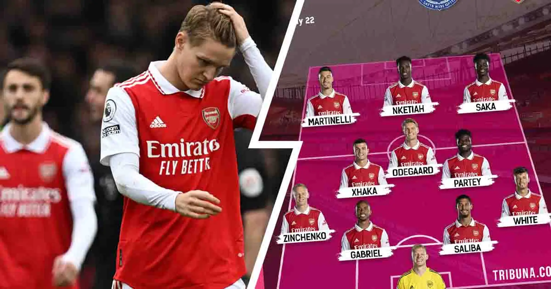 Arsenal fans want one player benched after Everton loss - not Martinelli
